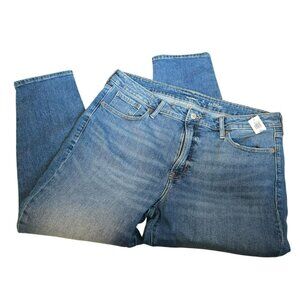 Old Navy Jeans Size 16 Petite High-Rise Straight Secret Smooth Pocket NWT jj3761